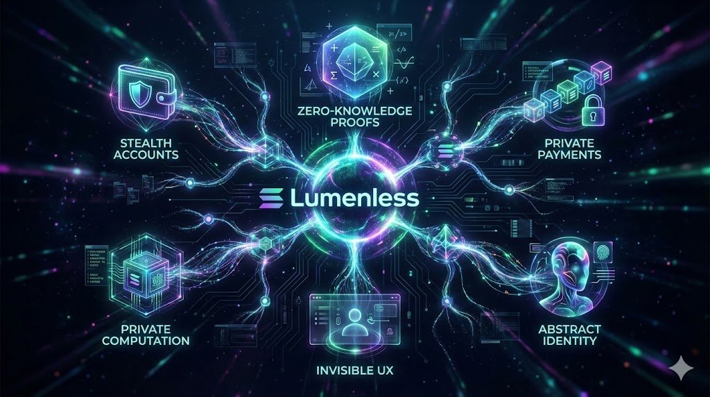 xTavar3s's tweet image. @lumenless is shaping the connective layer of Solana’s privacy future.

Not just another protocol — but what makes privacy usable, invisible, and scalable.
Here’s a simple mental model of how Solana’s privacy ecosystem is coming together.  🧵👇