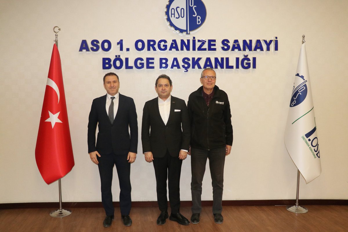NUROL Makina ve Sanayi A.Ş. Genel Müdür Yardımcısı Melih Şahin, ASO 1. Organize Sanayi Bölgesi’ni ziyaret ederek, Yönetim Kurulu Başkanı M. Serdar Tütek’e yeni görevinde hayırlı olsun dileklerini iletti. <a href="/nurolmakina/">Nurol Makina ve Sanayi A.Ş</a> <a href="/SerdarTutek/">Serdar TÜTEK</a>