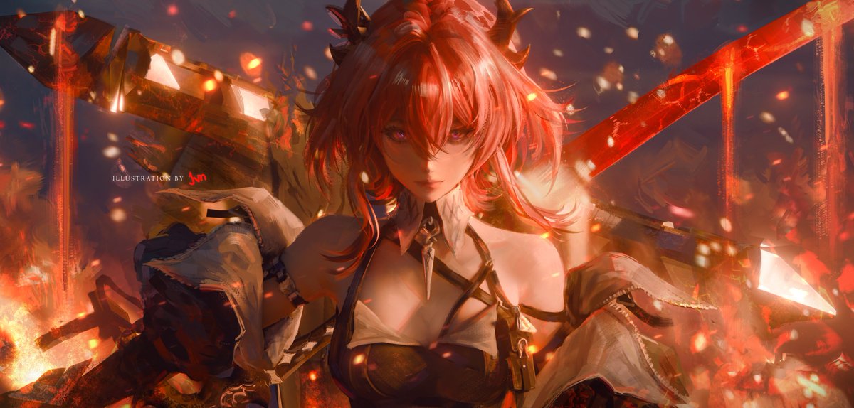 jvn_artwork's tweet image. Laevatain

#ArknightsEndfield #EndfieldCreators #萊萬汀 #明日方舟終末地