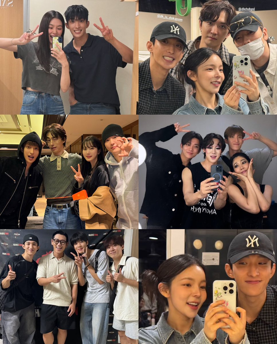 KyeomsBaekery's tweet image. Dokyeom with his actor and actress friends🥰