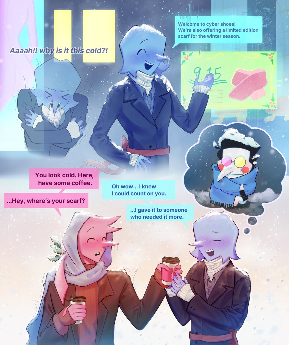Dperu3333's tweet image. It’s freezing these days.🥶
#DELTARUNE #addisons