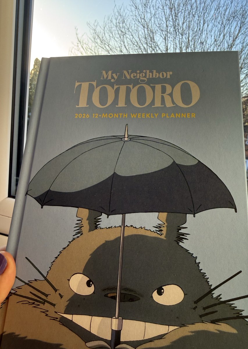 gracemukk's tweet photo. Yeni ajandam ‘Totoro’ ☺️ https://t.co/lFKIm9c40F