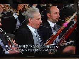 traum423's tweet image. 元旦の恒例でウィーンフィルのニューイヤーコンサート観ていてふと2014年にウィーン旅行に行った時に知り合いのトルノフスキー教授に工房製品のびっくリードお土産に差し入れたら喜んでもらえてアンコールでベルトップに挿してくれて全世界衛星中継で放映されたの思い出した(^_^;