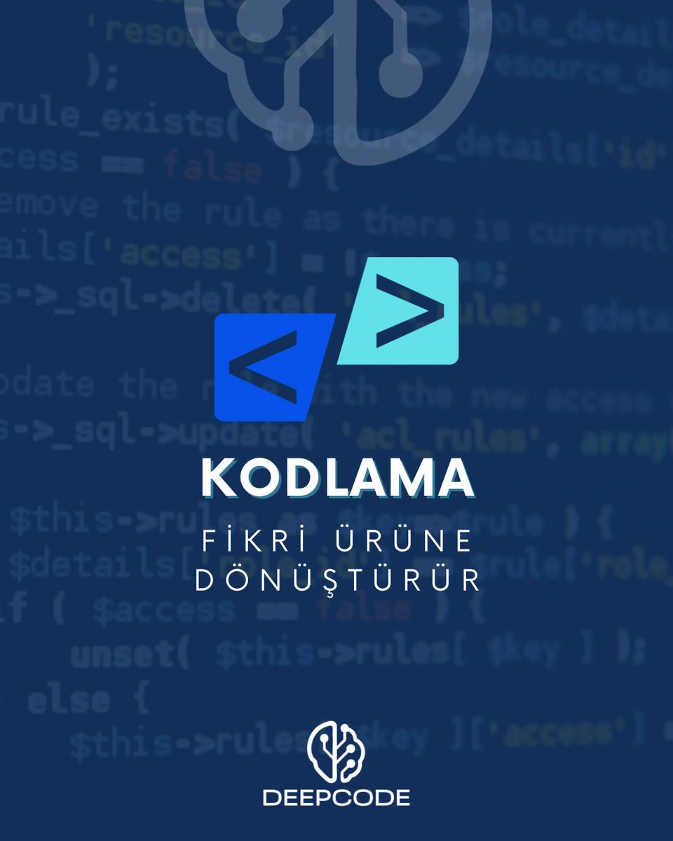 DeepCodeTr's tweet photo. DeepCode’da kodlama, yalnızca teknik bir süreç değil; düşüncenin değere dönüşme yolculuğudur.
Fikirler; doğru analiz, akıllı algoritmalar ve yapay zeka destekli yazılım çözümleriyle ölçeklenebilir dijital ürünlere dönüşür.

#DeepCode #Kodlama #YazılımÇözümleri #DijitalÜrün https://t.co/b0ybgqKfJj