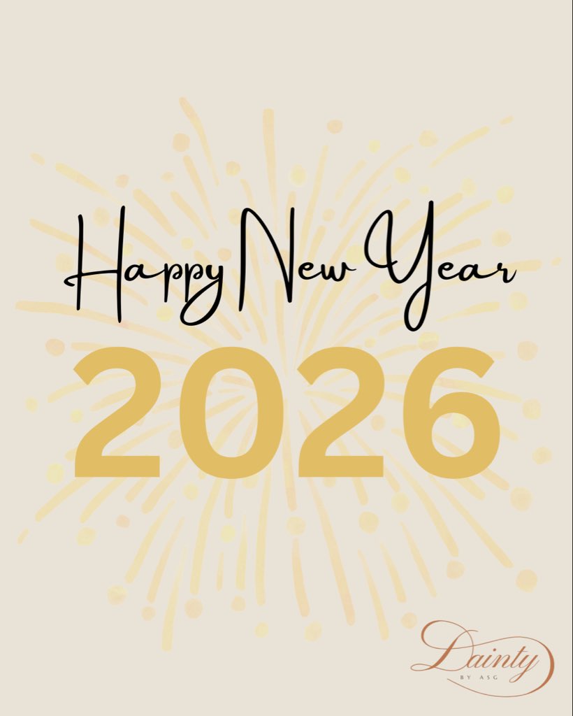 bejewelledbyASG's tweet photo. Hello 2026 ✨
To our loyal customers and our newest family members — thank you for choosing Dainty by ASG 🤍
We’re here with beautiful jewelry, elegant watches, and even better service this year.

Let’s make it a stylish one ✨ https://t.co/PliQTEOmCu
