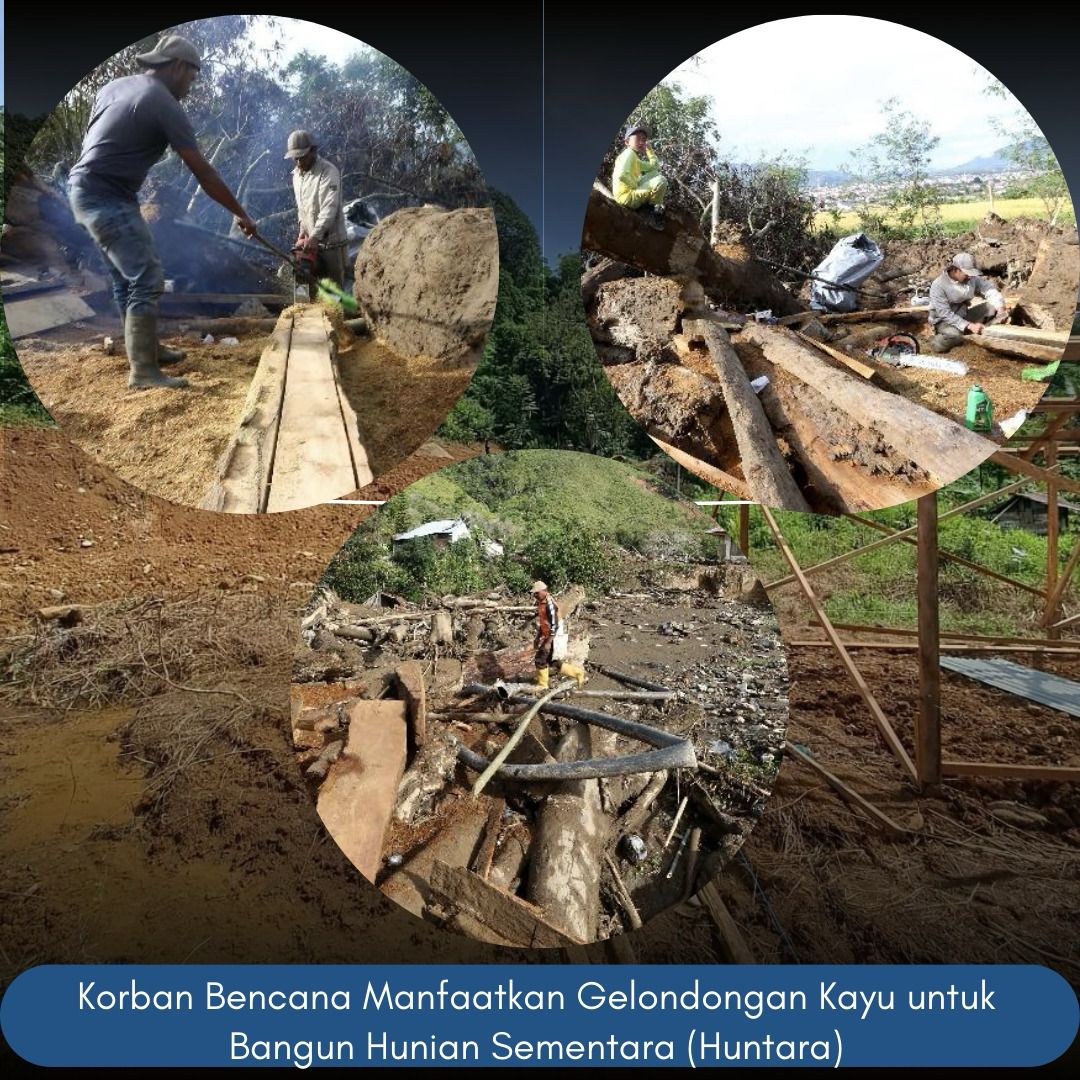 EverGarden96's tweet photo. Kayu gelondongan yg berserakan Dan Masih ada di lokasi bencana akhirnya di buat menjadi bangunan sementara. Semoga aceh sumatera cepat pulih #acehsumaterabangkit https://t.co/tSPKpXxCIB