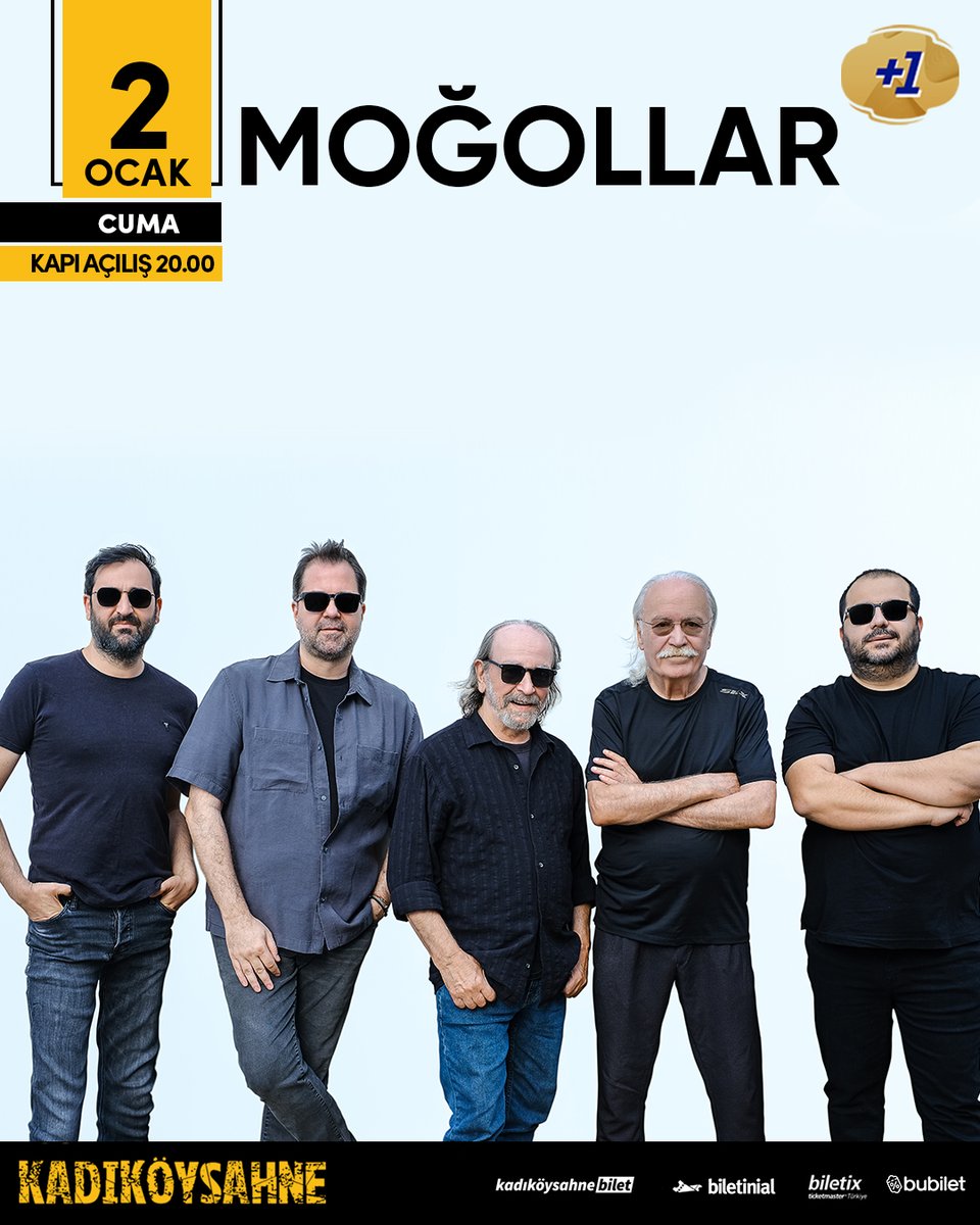 KadikoySahne's tweet image. 🔥 Moğollar, yılın ilk konseriyle 2 Ocak Cuma akşamı KadıköySahne’de! @MogollarOnline 
 
📍 KadıköySahne
🗓️ 2 Ocak • Cuma
⏰ Kapı Açılış: 20.00

🎟️ Biletler: biletix.com/mekan/340K4/TU…

#Moğollar #KadıköySahne #AnadoluRock 🎸🔥✨