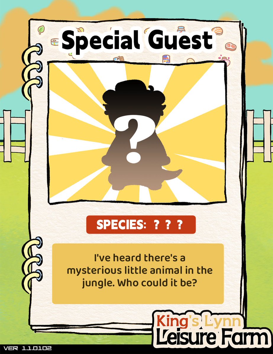SenseiMuch38988's tweet image. King's Lynn Leisure Farm Ver 1.1.0102 Update~~
Let's welcome our new guests to the farm~~!

- The experienced lynx Nando, the otter Lance from the northern cold lands, and a mysterious guest...?!
- New Tool [Megaphone - Missing] is added. Use it to speak to the person you miss…