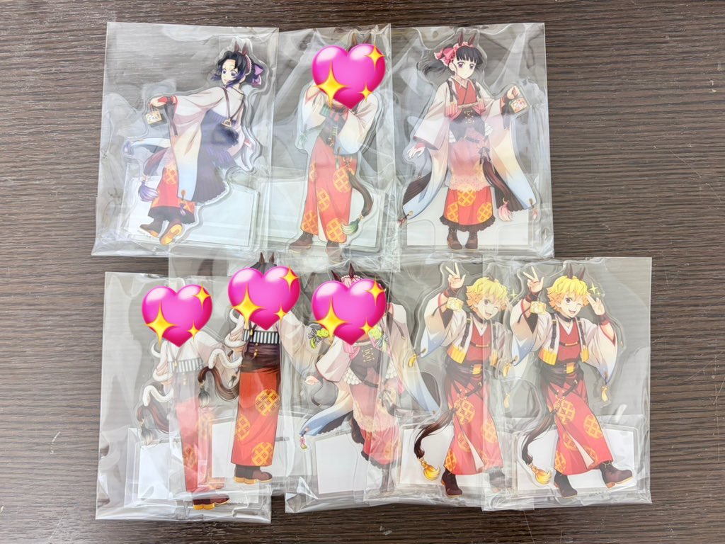 YOU_Isumi's tweet photo. 【譲渡】ufotable  午年　アクリルスタンド　アクスタ　鬼滅の刃 2026 ヒロマ

譲￤カナヲ  しのぶ 善逸

求￤甘露寺蜜璃

検索からもお気軽にお声掛けください🙇‍♀️ https://t.co/bQE2w98zVq