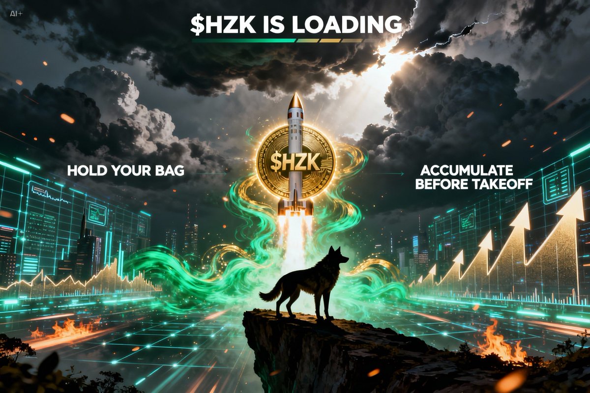 🚀🐺 $HZK IS LOADING… TAKEOFF IMMINENT 🐺🚀
The silence before the explosion is always the loudest.
$HZK is entering a critical phase momentum is building, foundations are locked in, and the next move won’t wait for late entries.
Smart money understands one thing: this is