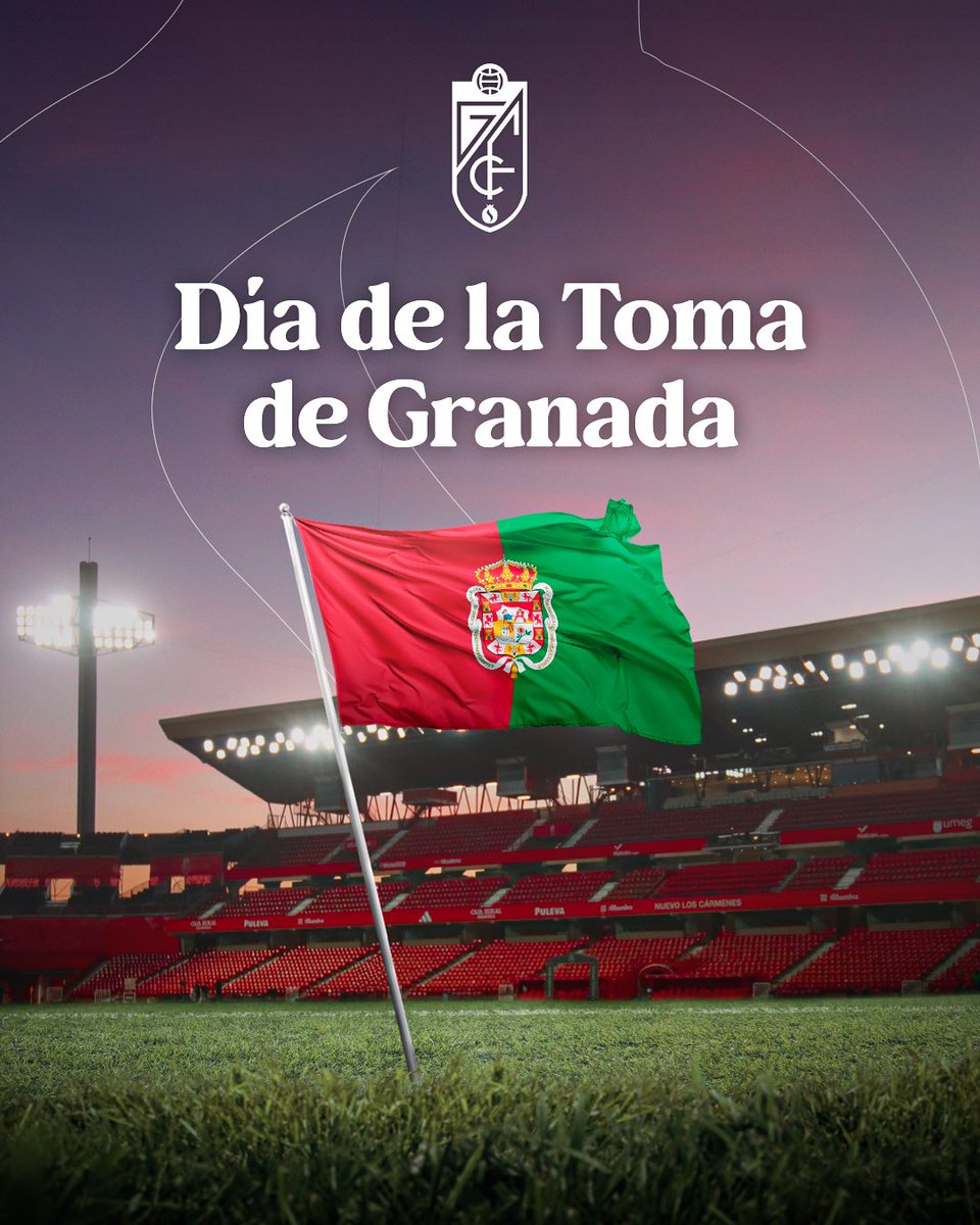 ¡Feliz Día de la Toma a todos los granadinos y granadinas! ❤️💚
