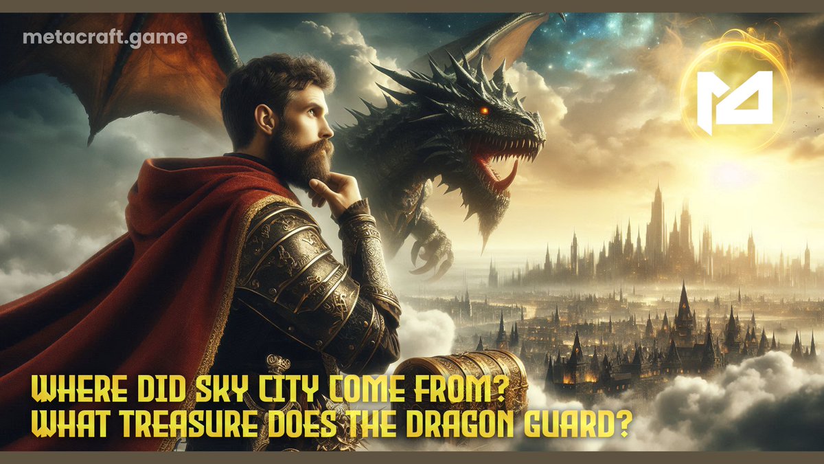 MetaCraftEN's tweet photo. 🗺 Where did Sky City come from? What treasure does the dragon guard?
🐉 Forge your unique #NFT character, explore mysterious caves, and uncover secrets in a dynamic, open world.
🛡 Your adventure is calling. Will you answer?
#MetaCraftGame https://t.co/V8648MBSGN