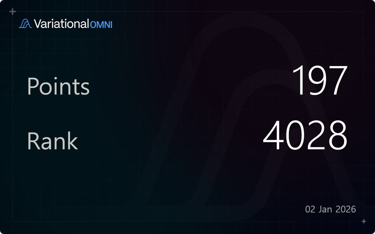 [Perp DEX OI로 포인트 파밍하기] 

pacifica에 이어서 grvt, nado와 <a href="/variational_io/">Variational</a> 찍먹해보는 중입니다.

variational 의 경우 몇 달 전 거래하다가 실수로 남겨둔 롱 포지션이 있었는데... 

그 포지션이 11월쯤 청산되었는데 Loss refund로 꽤 돌려주더군요. 

거래량도 그다지 높지 않고 남은