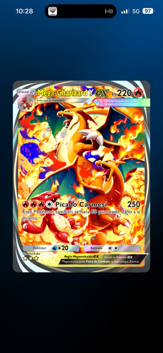Primer sobre de este 2026 y sale este Charizard guapo 

Así si!!! 

Lets go!!!