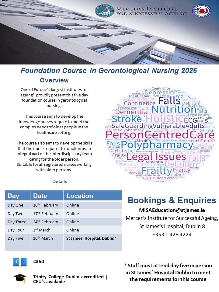 Care of the Older Person, Education & Training tweet media