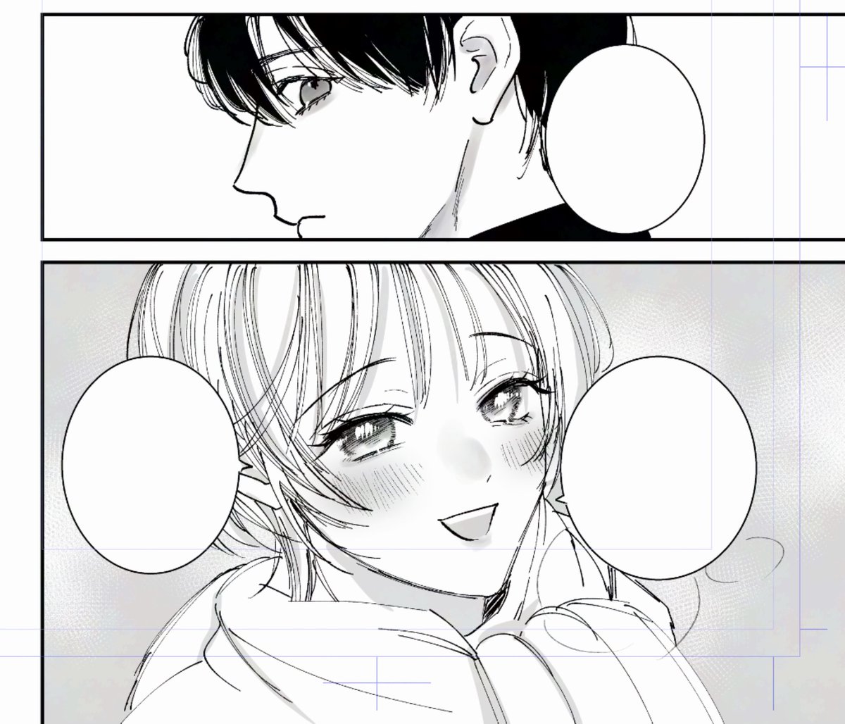 久しぶりに4ページ漫画を描いてます✍️ 