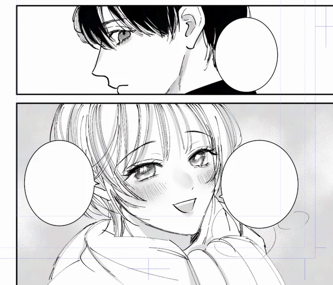 久しぶりに4ページ漫画を描いてます✍️ 