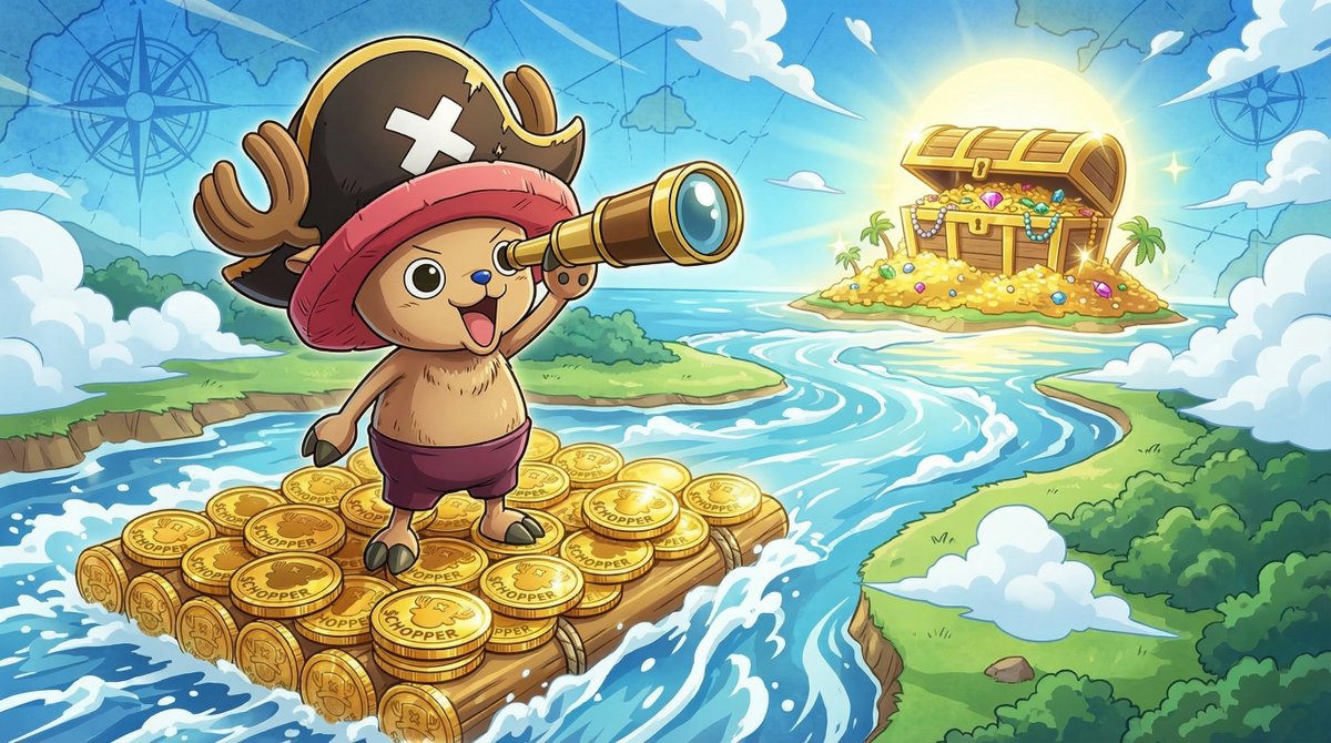 The treasure is visible.
The path is clear 💰
🦌 $CHOPPER
Next stop: bigger shores ⚓📈

#CHOPPER #ChopperToken #Solana #PumpFun #DexScreener #CryptoMeme
