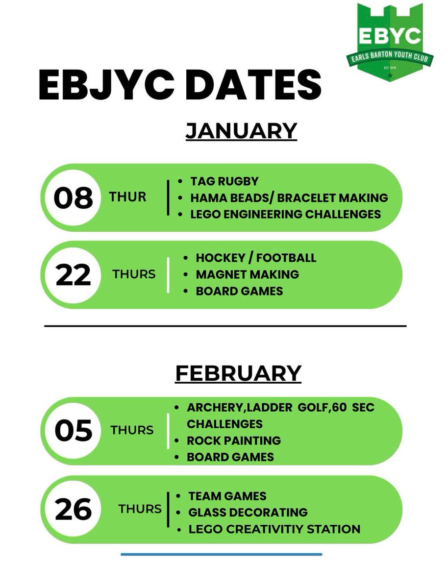 Earls Barton YC tweet media