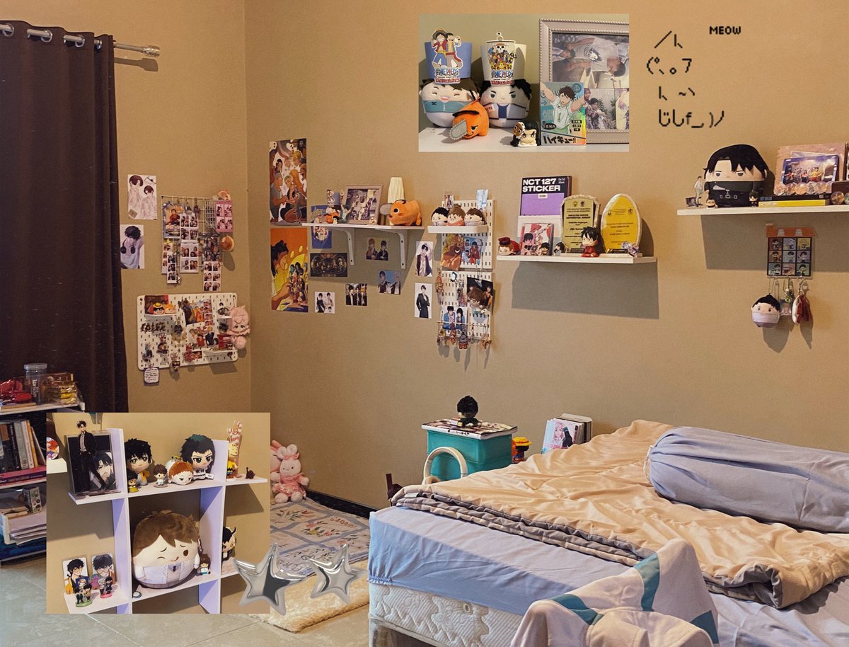 toorukins's tweet image. a girl's room is just a museum of everything she's ever loved (2026 ver.)