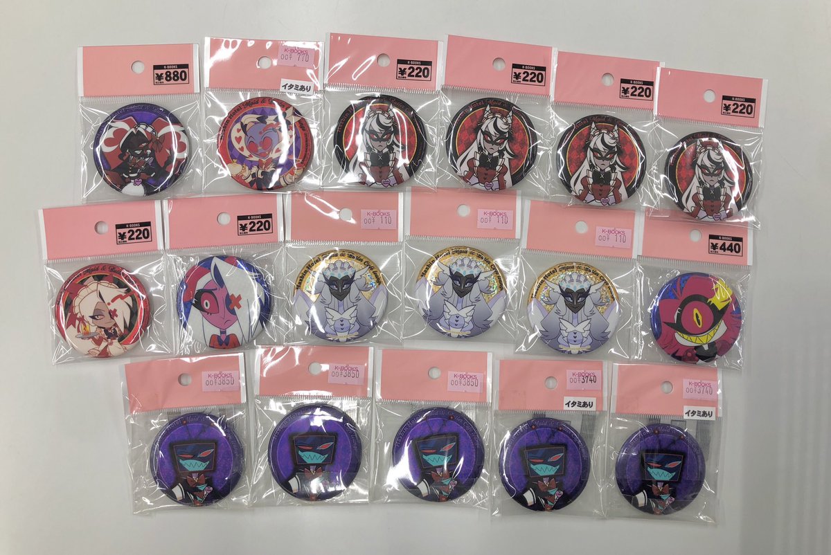 入荷情報】 『#ハズビンホテル』 アニカフェや新宿マルイ POP UPの 缶