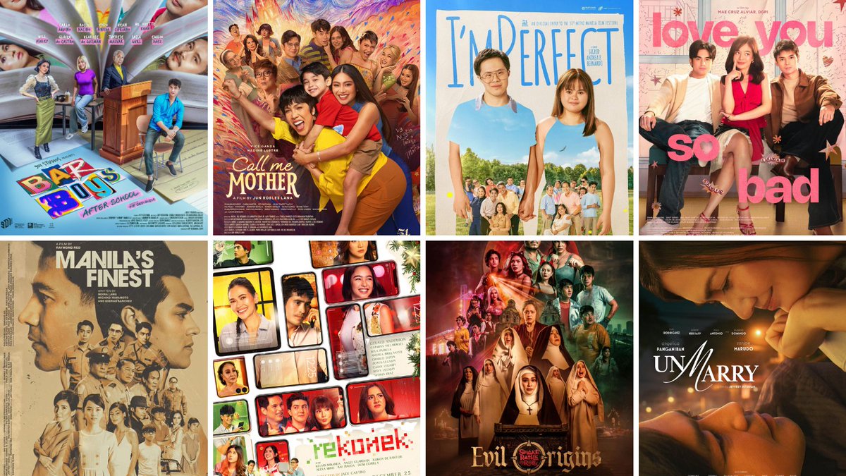 Top 5 Best Selling #MMFF2025 entries so far: (5:30PM) (01/02/26) 

#1. Call Me Mother (=) 
#2. SRR: Evil Origins (=)
#3. Bar Boys: After School (=)
#4. UnMarry (=)
#5. I'mPerfect (=) 

*based on top cinemas in Metro Manila and Provinces (Nationwide)
#MMFF2025