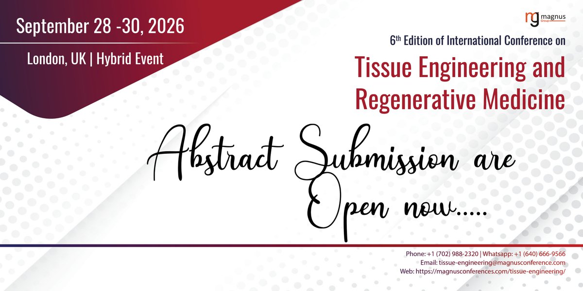 Tissue Engineering and Regenerative Medicine tweet media