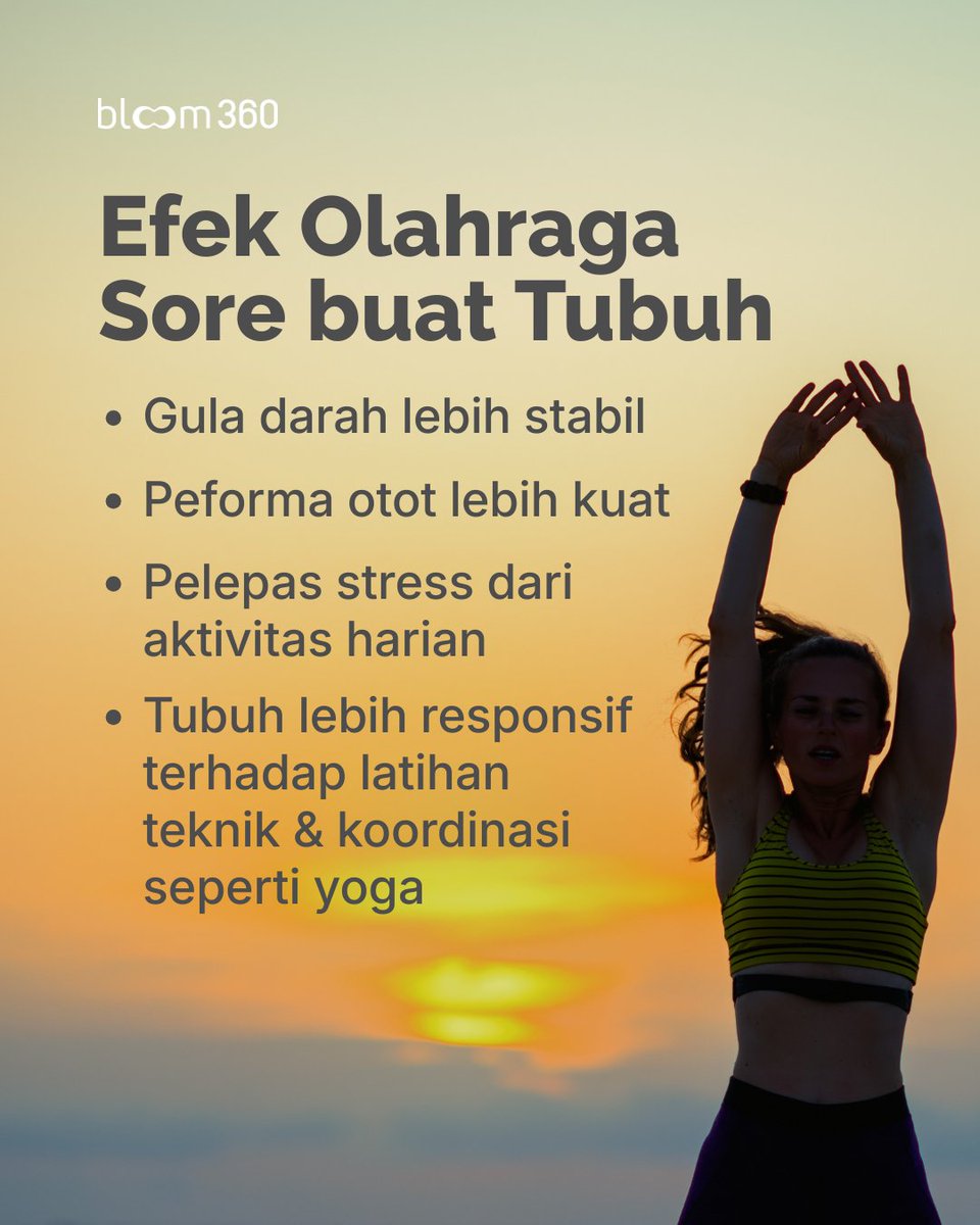 bloom360_id's tweet image. 📌 Latihan yang bagus dimulai dari energi yang cukup.
Makan sebelum olahraga bukan bikin gendut—justru bantu latihan lebih maksimal &amp;amp; hasil lebih cepat.

#bloom360 #waktuolahraga #bakarlemak #workout