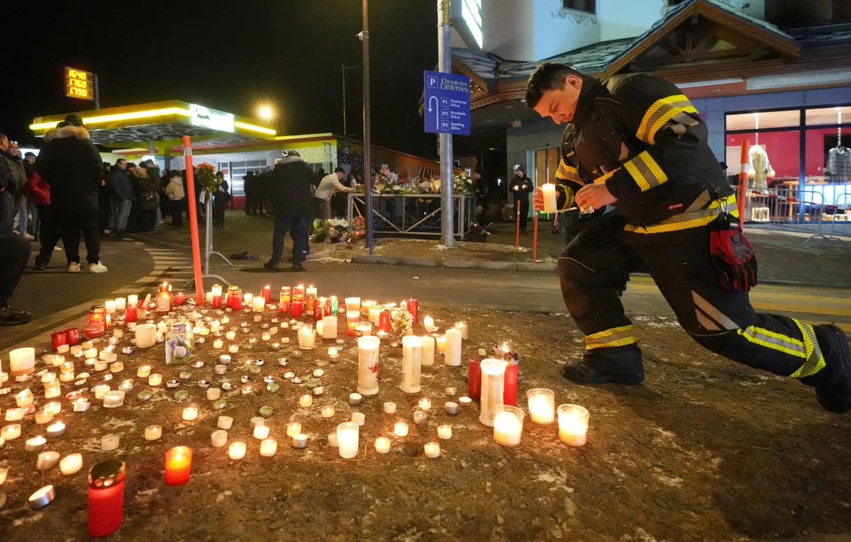 ▪️ À Crans-Montana, le jour où l’on se souhaite le meilleur, la première nuit de l’année s’est ouverte sur un drame.

— Pensée pour les victimes, parfois très jeunes, leurs proches, nos amis suisses, les forces de secours, et nos compatriotes français, propriétaires du bar.