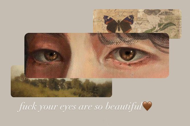 he got the prettiest eyes ✿