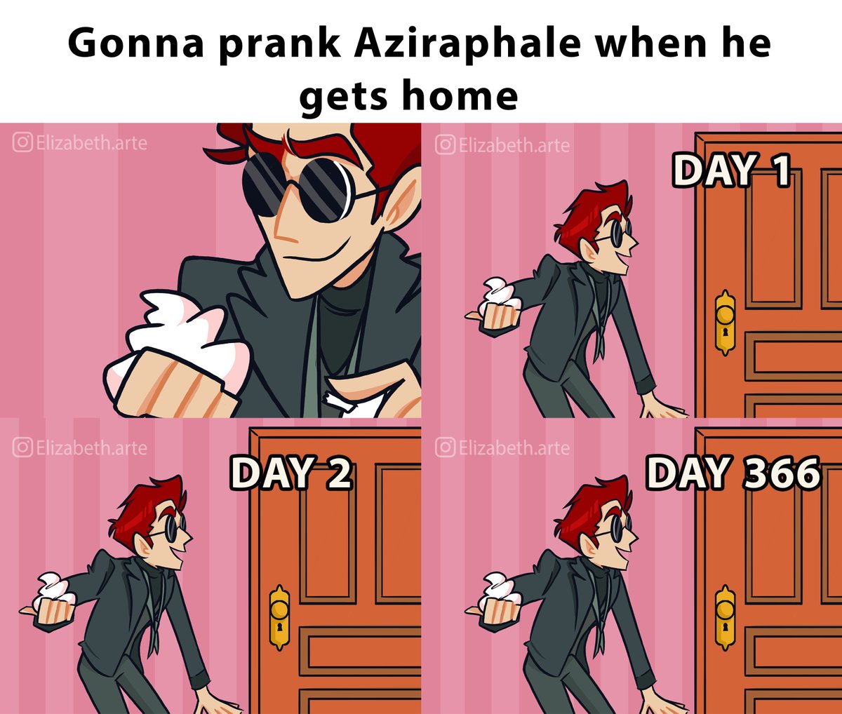 Elizabetharte1's tweet image. #GoodOmens3 is like ..
.
#GoodOmens #Crowley #GoodOmens2 #ineffablehusbands #Aziraphale