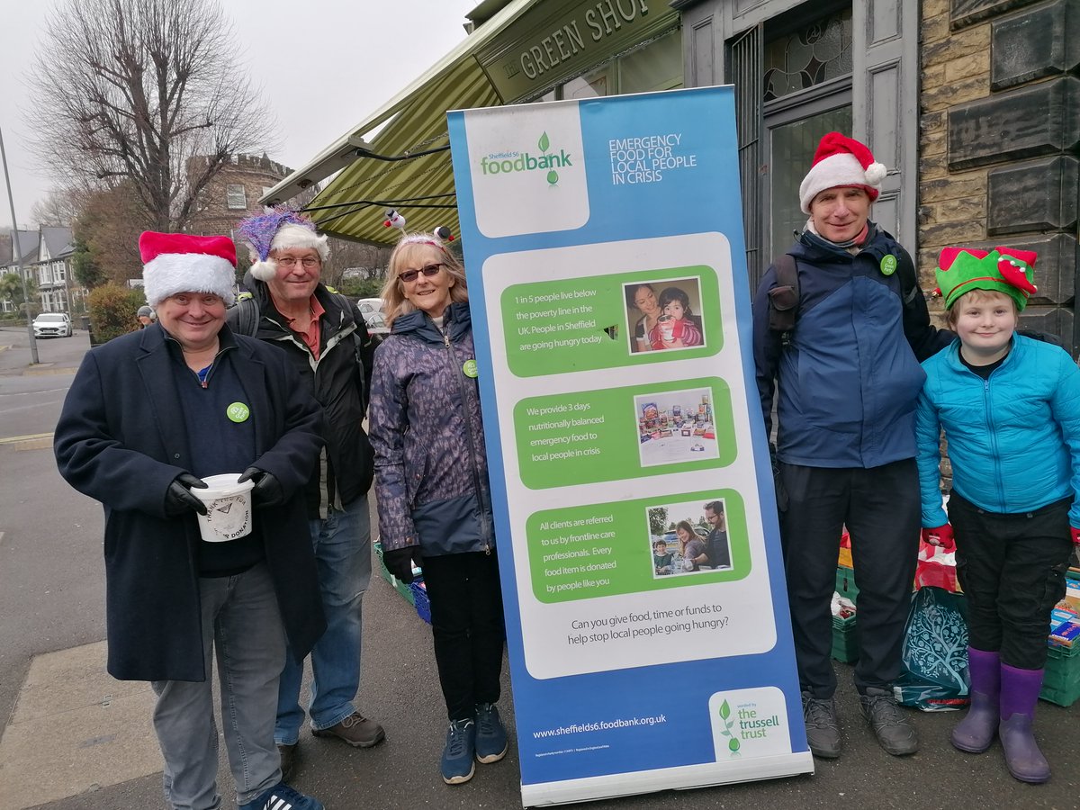 HillsboroGreens's tweet photo. Thank you to everyone who donated at our monthly street collections for @S6Foodbank at The Green Shop, Wadsley Lane, during 2025. Approximately 100 full crates and £1500 cash was donated - and nappies are always needed! @MallinsonToby  @ChristineGKCllr @Henry_Nottage https://t.co/cdhpkakUXb