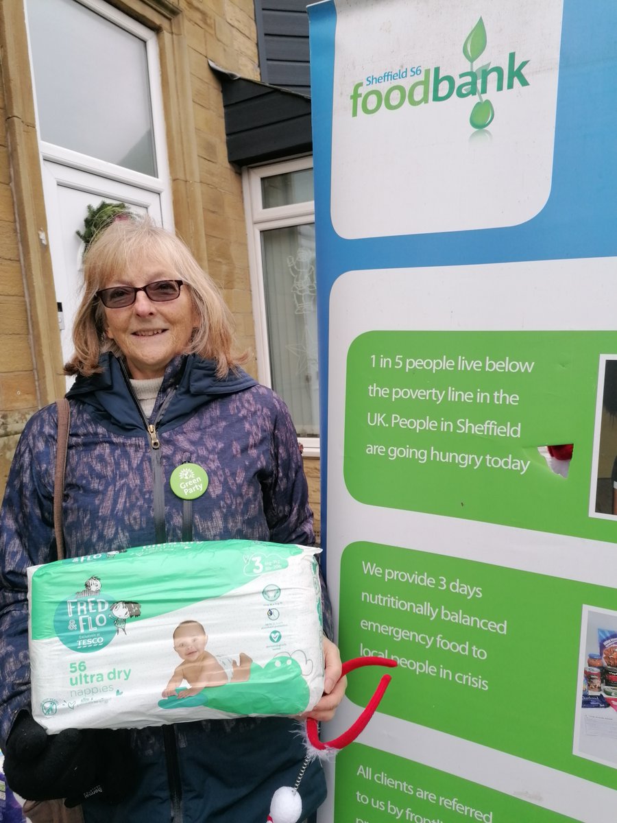 HillsboroGreens's tweet photo. Thank you to everyone who donated at our monthly street collections for @S6Foodbank at The Green Shop, Wadsley Lane, during 2025. Approximately 100 full crates and £1500 cash was donated - and nappies are always needed! @MallinsonToby  @ChristineGKCllr @Henry_Nottage https://t.co/cdhpkakUXb