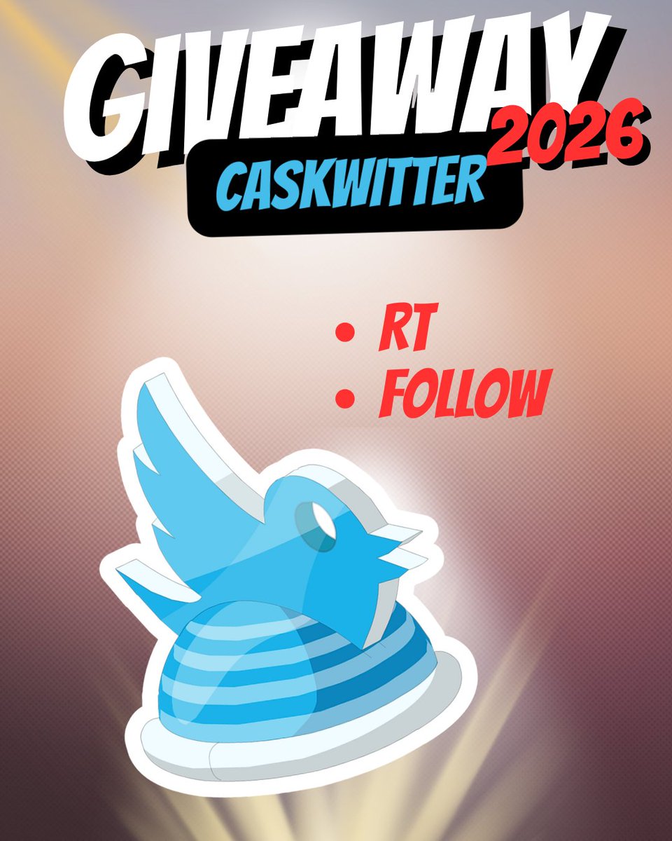 GIVEAWAY CASKWITTER ! 
Tout d'abord, tous mes voeux pour cette année 2026
Je vous propose de démarrer l'année avec chance !
Pour participer : 

- Follow <a href="/IksMaks/">Iks-Maks</a> 
- RT le post 

TaS le 09/02 

Bonne chance à tous !