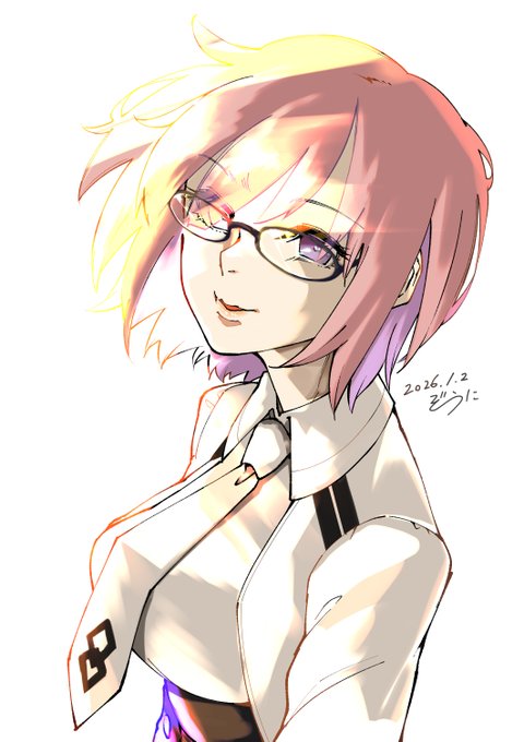 #FGO FGO完結と10年傍らで寄り添ってくれたマシュへの感謝を込めて、そんなイメージで描き初め