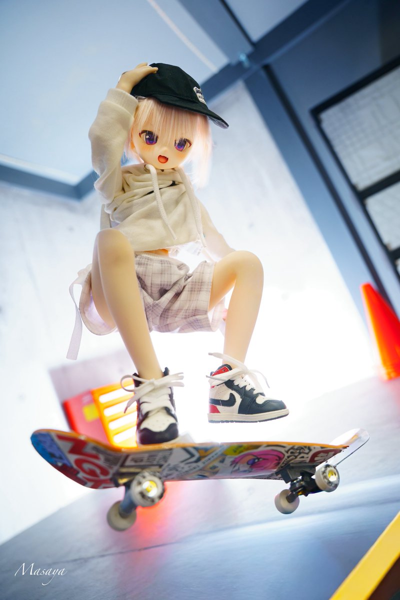 れお「オレのテクを見ろー！わはー！」
#ドールスタジオaile 
#akiっこ