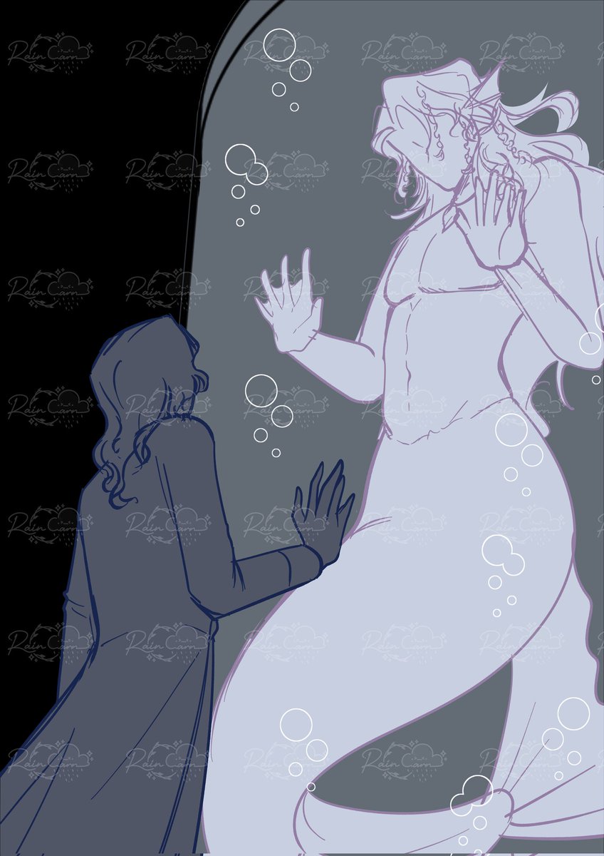 RainCarn's tweet image. ⚔️🎹
#richrick

Idk what's with me and big ah Frederick... 

Btw, merman Clear Rationality 🙂‍↕️