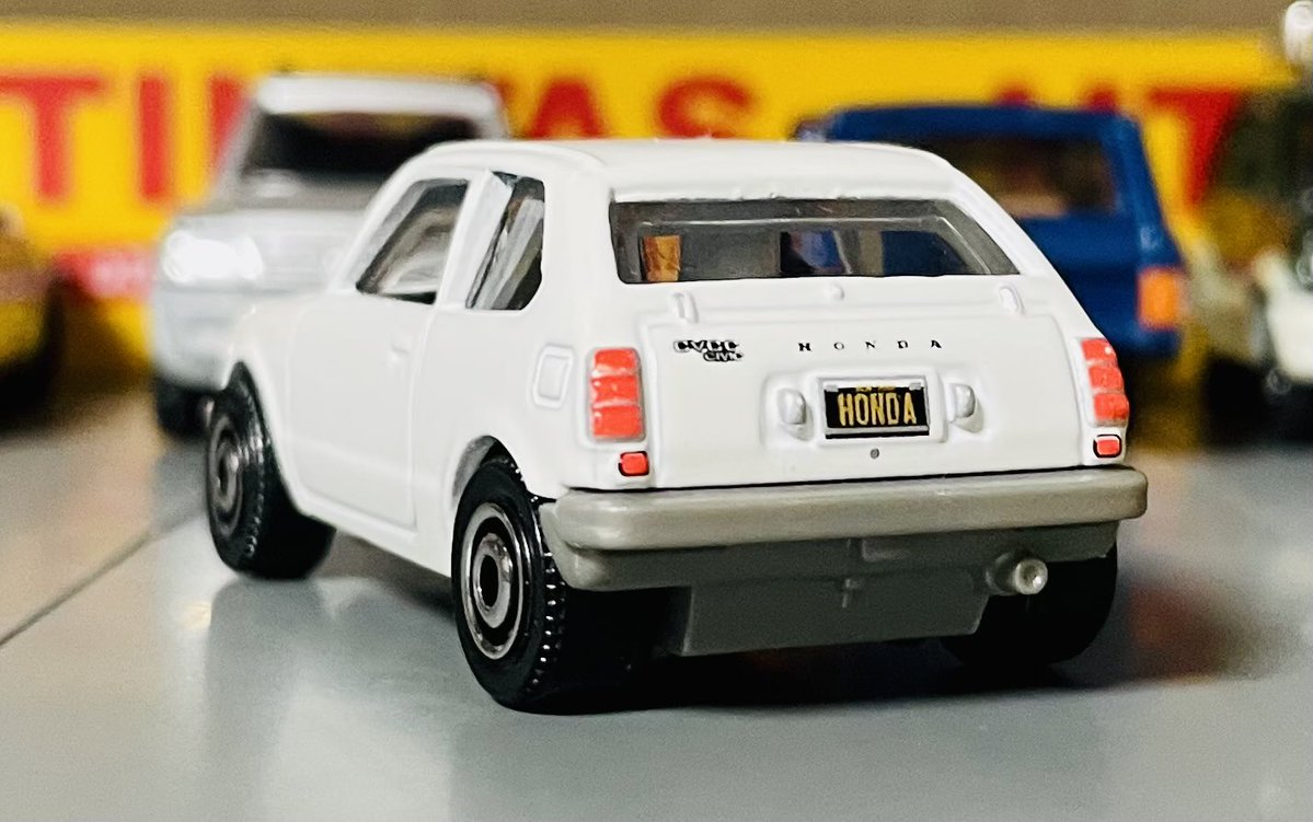 Matchbox 1976 Honda CVCC 初代らしい、この丸みを帯びたリアの感じが