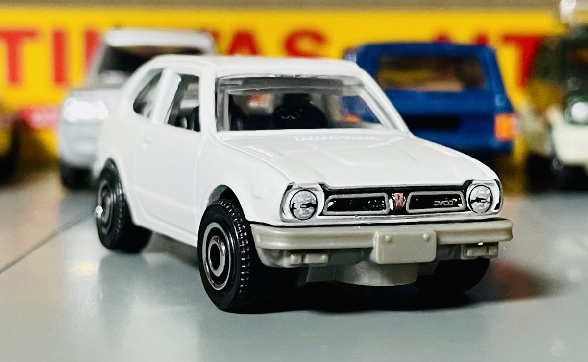 Matchbox 1976 Honda CVCC 初代らしい、この丸みを帯びたリアの感じが