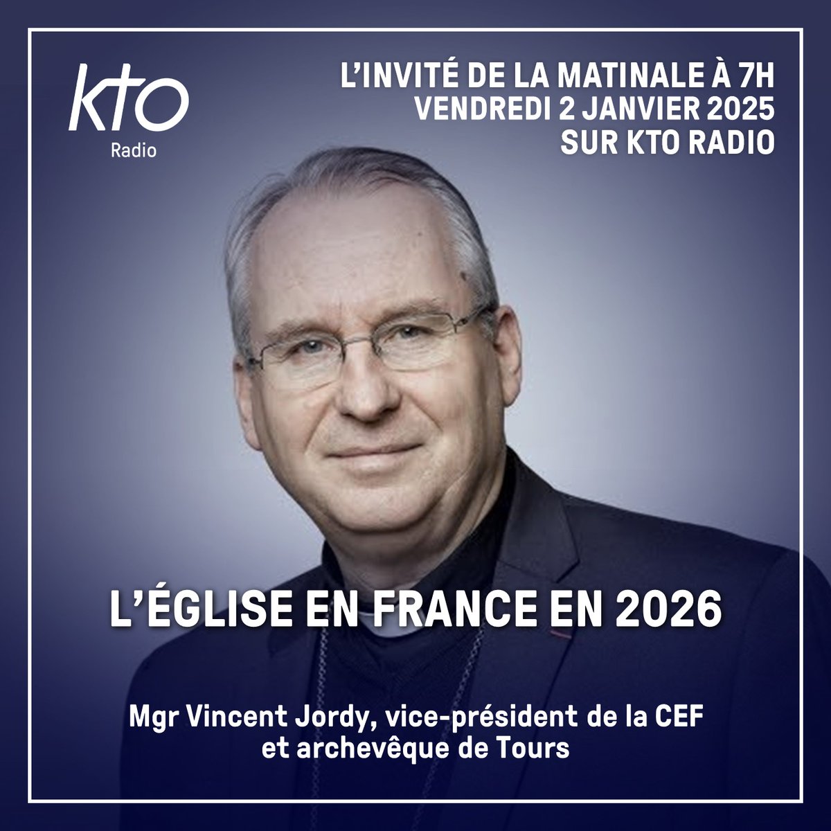 Dialogue avec le gouvernement, #chrétiensdOrient, catéchumènes… En ce début d’année, Mgr Vincent Jordy, archevêque de <a href="/diocesedetours/">Diocèse de Tours</a> et vice-président de la CEF, livre son analyse des enjeux 2026 pour l'Église catholique en France.

👉 ktoradio.com/podcasts/linvi…

<a href="/Eglisecatho/">Église catholique en France</a>