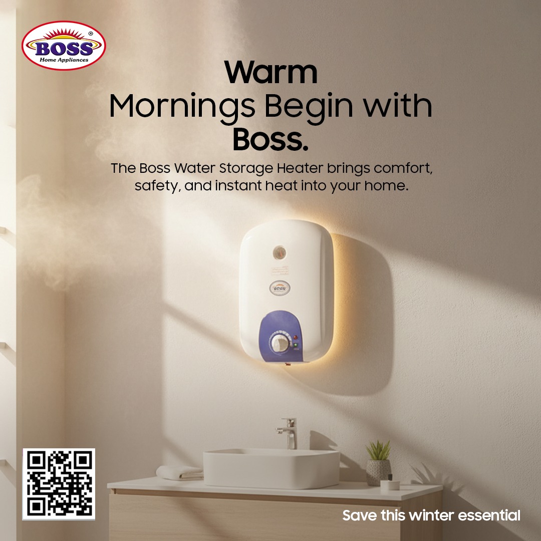 BOSSAppliances's tweet image. 𝐖𝐚𝐫𝐦 𝐌𝐨𝐫𝐧𝐢𝐧𝐠𝐬 𝐁𝐞𝐠𝐢𝐧 𝐖𝐢𝐭𝐡 𝐁𝐨𝐬𝐬

Shop now and enjoy free delivery nationwide.
Order today with free home delivery nationwide.

🌐 Shop Now: bosshome.com

#BossHome #WarmMornings #EverydayComfort #ReliableHeating #WinterEssentials #HomeAppliances