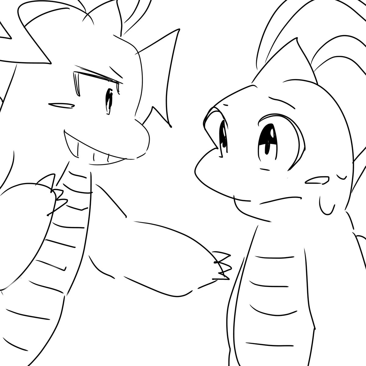 ﾜﾙ顔カイリューちゃんもｷｭｰﾄ顔カイリューちゃんも描きたい👿😇