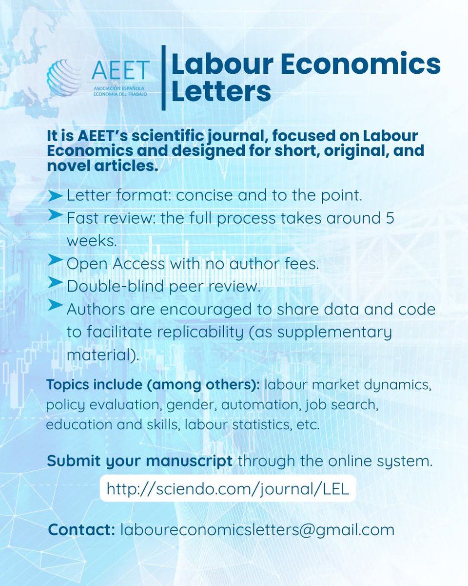 Asociación Española de Economía del Trabajo (AEET) tweet media