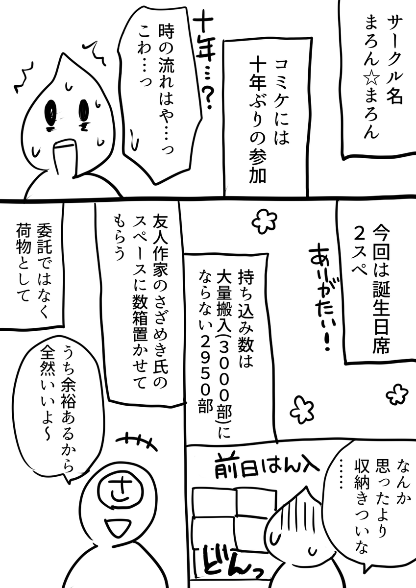 コミケ販売停止レポ!!!(1/4)
落書きみたいみたいなやつですが… 