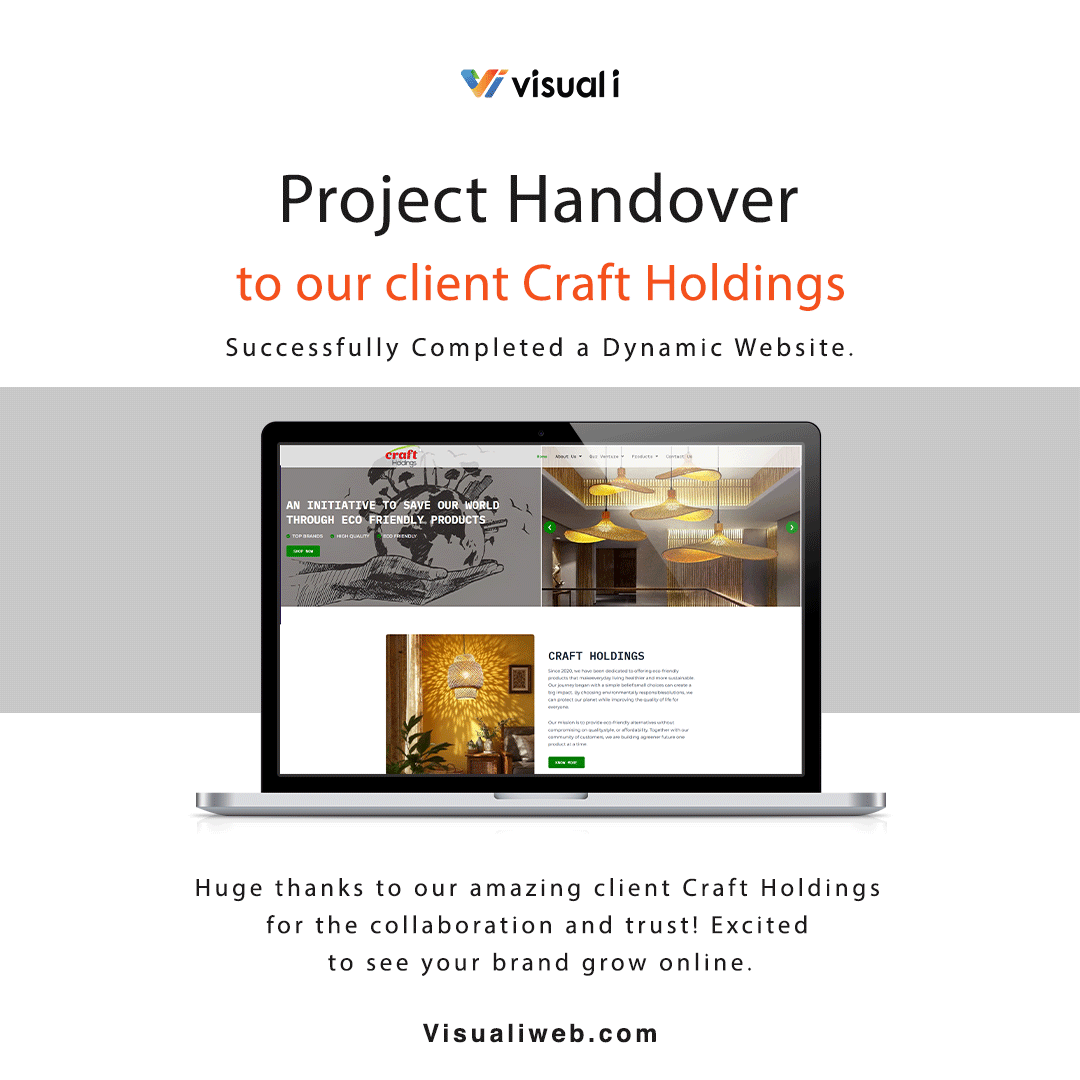 visualiweb_com's tweet photo. From vision to delivery - project successfully handed over. ✅
Another digital experience built with strategy, creativity, and precision.
#Visuali #ProjectHandover #WebDesign #DigitalStrategy #Delivered https://t.co/1LqYz6B0KG