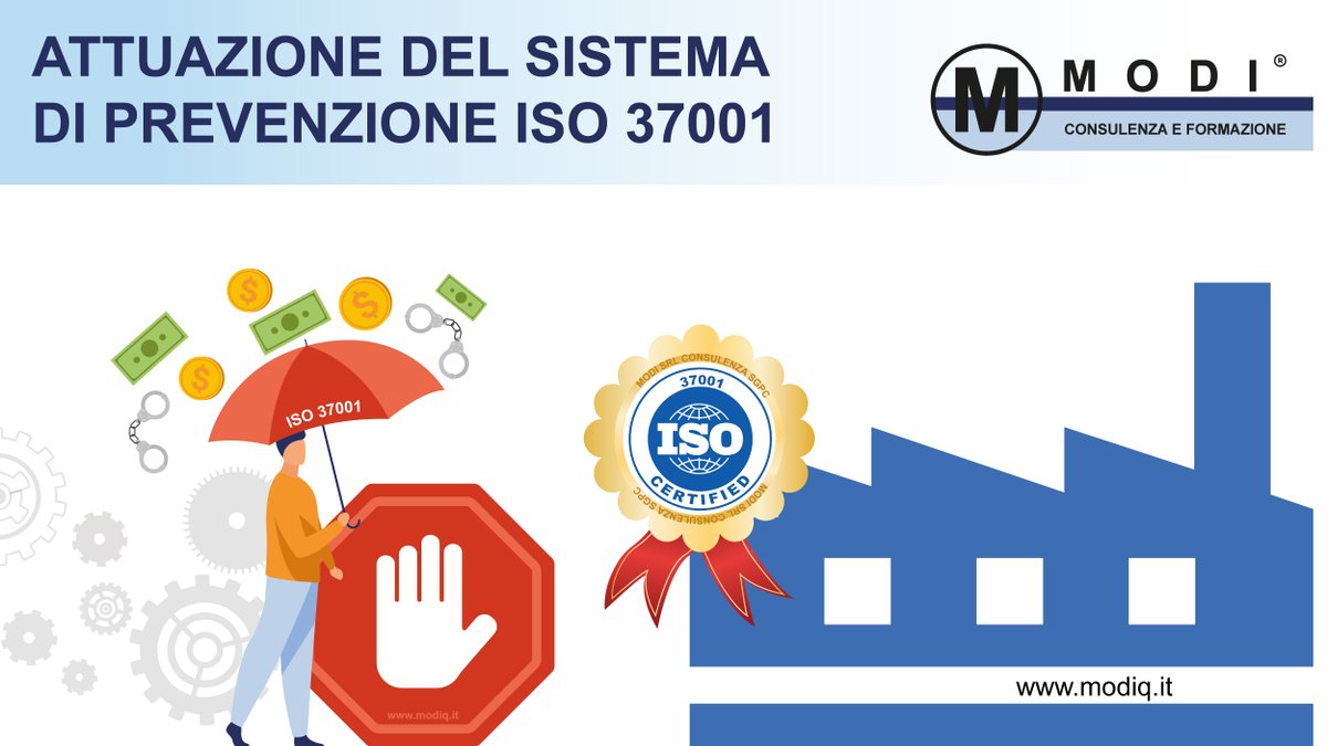 ISO_37001's tweet photo. Il sistema di gestione anti corruzione #ISO37001, promuove la trasparenza e migliora i rapporti con clienti, partner e PA. 

MODI  aiuta a ottenere il #certificato e svolge il #ruolo di FCPC attivamente per il  presidio anticorruzione, facilitando l’adozione di misure efficaci. https://t.co/GLcACMk0LD