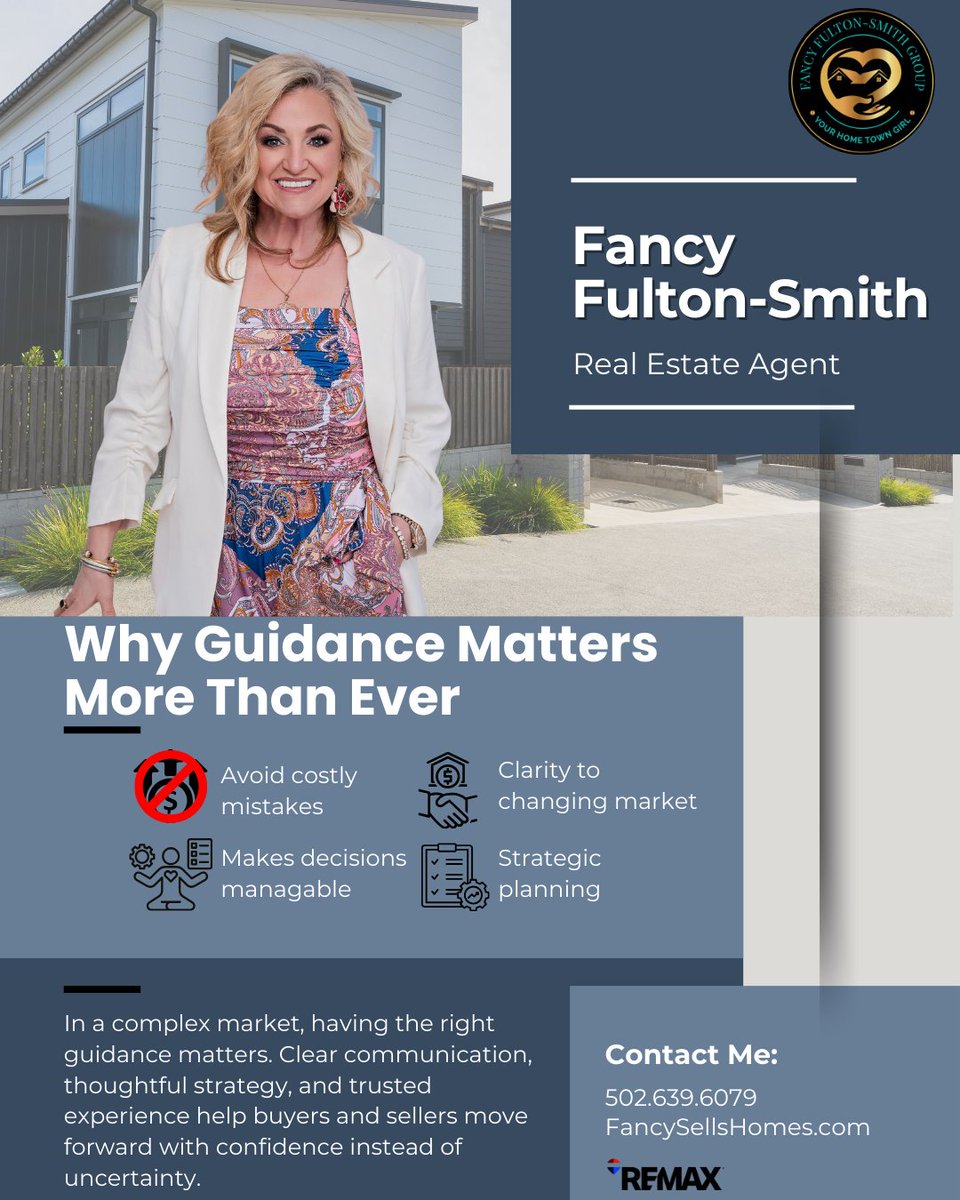 fancyfulton's tweet image. Real estate decisions have always been important, but today they come with more moving parts, more information, and more emotion than ever before. 
 
#FancySellsHomes #SouthernIndianaRealtor #TrustedGuidance #RealEstateAdvice #YourHomeTownGirl