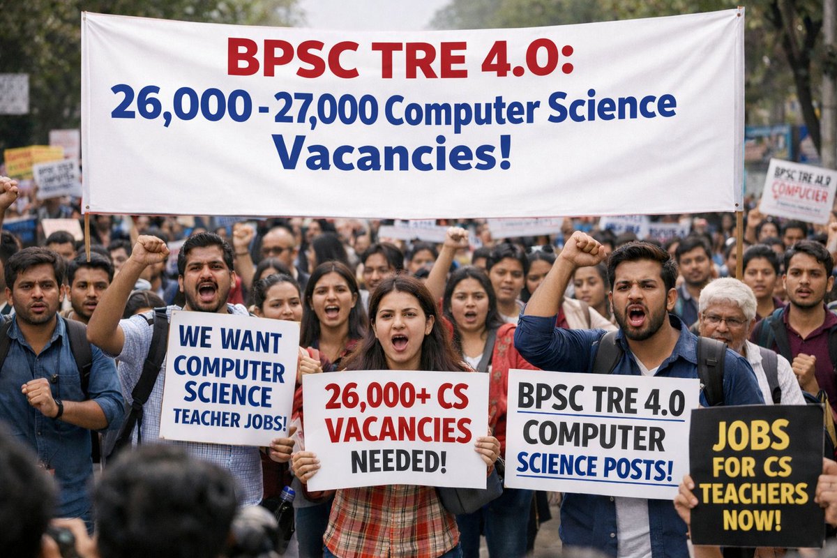 KundanKmrs's tweet photo. माननीय शिक्षा मंत्री जी ने जो बोले थे - Computer Science Teacher के बहाली को लेकर 26000 Seat जिसके कारण हम Students एक साल से Preparation मे लगे हुए है लेकिन इसपे कोई बात तक भी नहीं कर रहा है. #BPSCTRE4 #cse #trecs #bpsctrecomputer @sunilkbv @NitishKumar @Jduonline @BPSCOffice https://t.co/dTiFbbcVTL