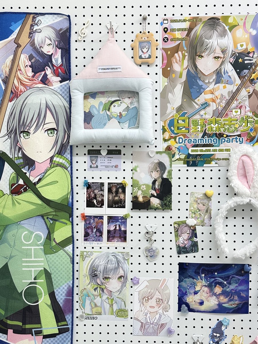 2026 히노모리 시호 생일 카페 tweet media