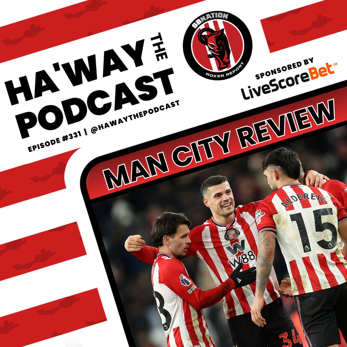 RokerReport's tweet image. 𝗛𝗔𝗪𝗔𝗬 𝗧𝗛𝗘 𝗣𝗢𝗗𝗖𝗔𝗦𝗧 🎙️

Sunderland are mint, and joining us in the aftermath of the City game to talk about how mint we are is Jason Jones from the Sunderland Echo!

APPLE: tinyurl.com/5n83w7j8
SPOTIFY: tinyurl.com/ydtvfsyj

Linktr.ee/RokerReport | #SAFC ❤️🤍